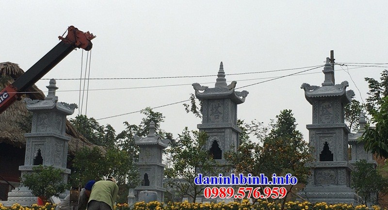 Mộ tháp sư trụ trì phật giáo bằng đá xây lắp tại Tây Ninh