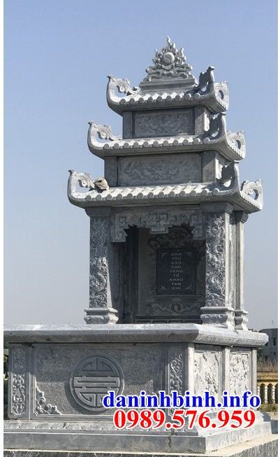 Mộ đôi gia đình bằng đá tự nhiên cao cấp tại Tiền Giang