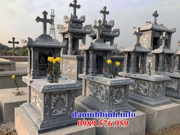 Bán sẵn mộ đạo thiên chúa công giáo bằng đá tự nhiên tại Bình Định