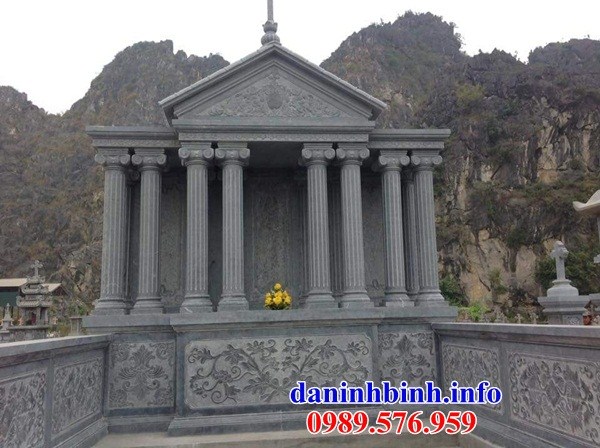 Hình ảnh mộ đạo thiên chúa công giáo bằng đá mỹ nghệ Ninh Bình đẹp tại Tiền Giang