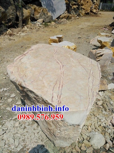 Kích thước bộ bàn ghế đá tự nhiên nguyên khối đẹp bán toàn quốc