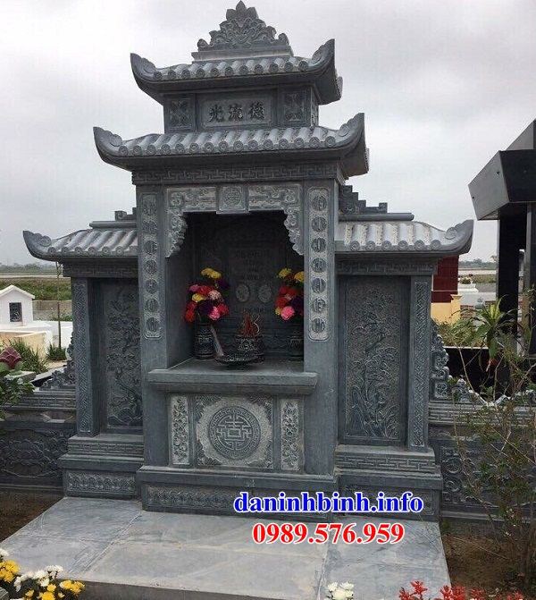 Mẫu am thờ chung nghĩa trang gia đình dòng họ bằng đá kích thước chuẩn phong thủy tại Đắk Nông