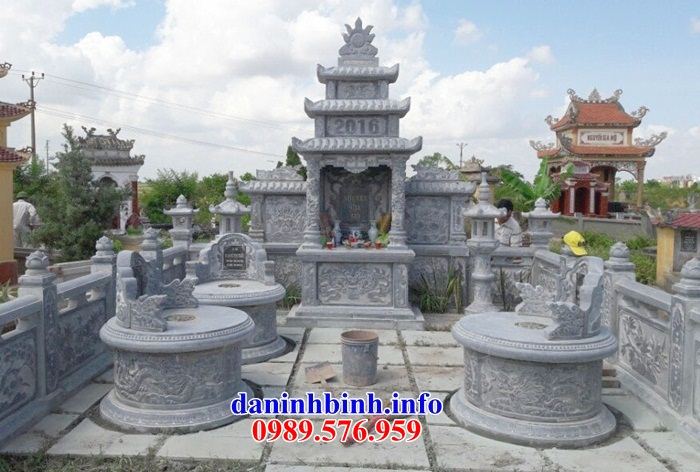 Mẫu am thờ chung nghĩa trang gia đình dòng họ bằng đá mỹ nghệ Ninh Bình tại Đắk Nông