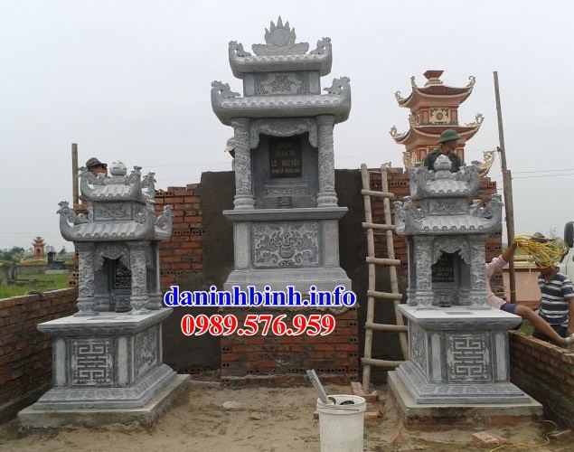 Mẫu am thờ chung nghĩa trang gia đình dòng họ bằng đá thi công lắp đặt tại Kiên Giang