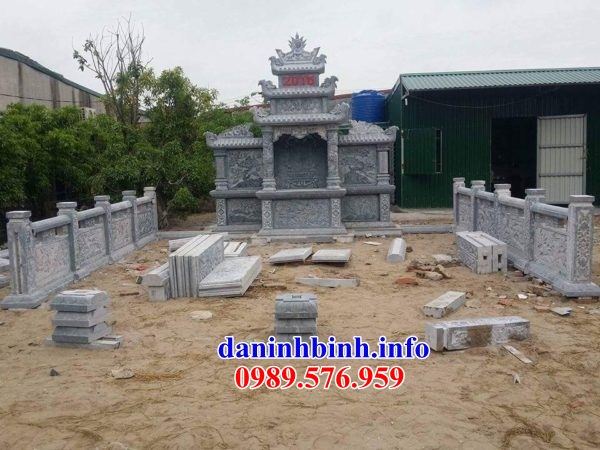 Mẫu am thờ chung nghĩa trang gia đình dòng họ bằng đá thi công lắp đặt tại Đắk Nông