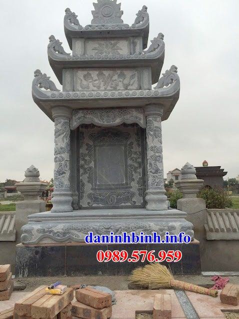 Mẫu am thờ chung nghĩa trang gia đình dòng họ bằng đá thiết kế đơn giản tại Lâm Đồng
