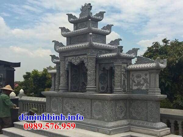Mẫu am thờ chung nghĩa trang gia đình dòng họ bằng đá thiết kế đẹp tại Đà Nẵng