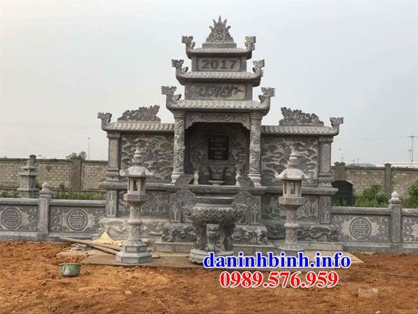 Mẫu am thờ chung nghĩa trang gia đình dòng họ bằng đá thiết kế đẹp tại Đắk Nông