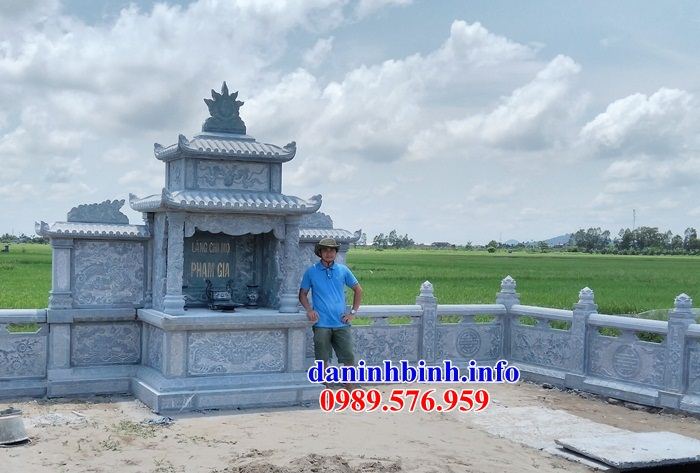 Mẫu am thờ chung nghĩa trang gia đình dòng họ bằng đá tự nhiên cao cấp tại Đắk Nông