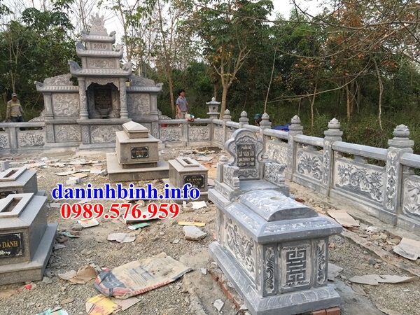 Mẫu am thờ nghĩa trang gia đình dòng họ bằng đá thi công lắp đặt bán tại Quảng Trị