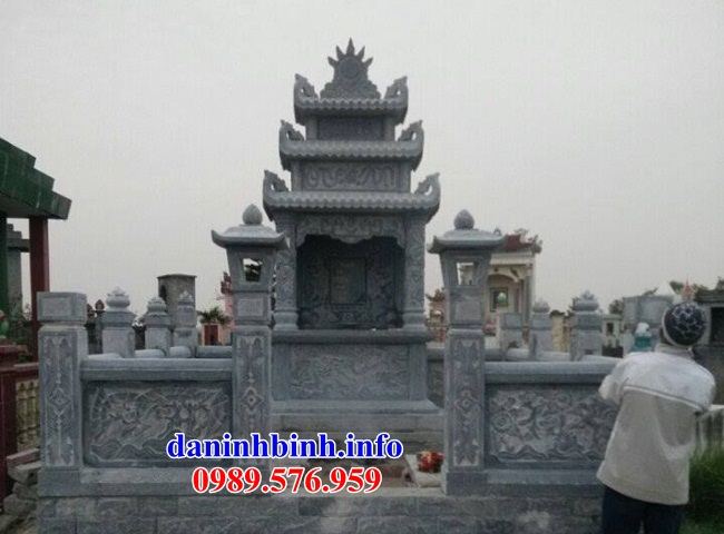 Mẫu am thờ nghĩa trang gia đình dòng họ bằng đá thiết kế đơn giản bán tại Quảng Trị