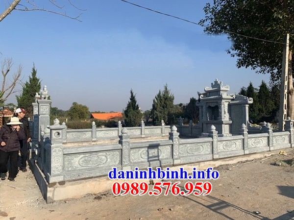 Mẫu am thờ nghĩa trang gia đình dòng họ bằng đá thiết kế đẹp tại Cao Bằngf