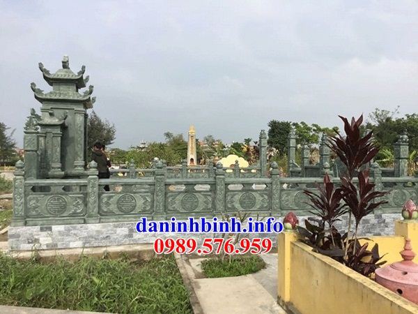 Mẫu am thờ nghĩa trang gia đình dòng họ bằng đá xanh rêu cao cấp tại Lâm Đồng