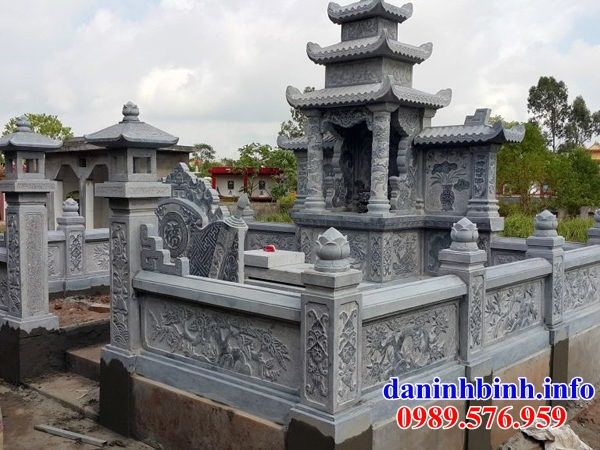 Mẫu cây hương nghĩa trang gia đình dòng họ bằng đá mỹ nghệ Ninh Bình tại Đồng Nai