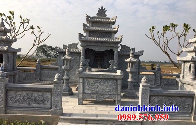 Mẫu cây hương nghĩa trang gia đình dòng họ bằng đá tại Đắk Nông