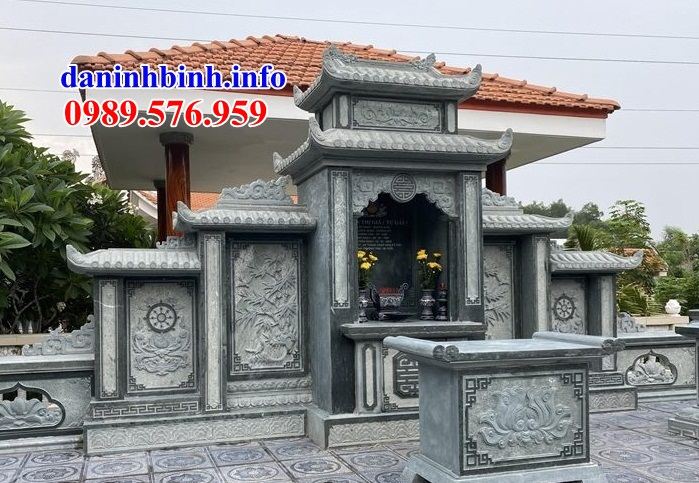 Mẫu cây hương nghĩa trang gia đình dòng họ bằng đá tự nhiên cao cấp tại Đồng Nai