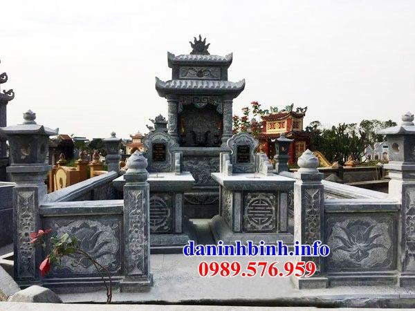 Mẫu cây hương nghĩa trang gia đình dòng họ bằng đá tự nhiên nguyên khối tại Đồng Nai