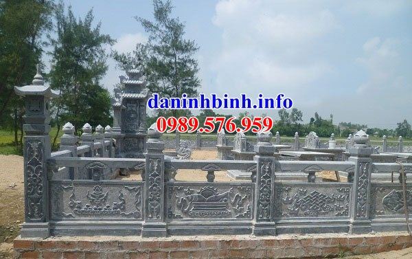 Mẫu cây hương nghĩa trang gia đình dòng họ bằng đá điêu khắc hoa văn tinh xảo tại Đắk Nông