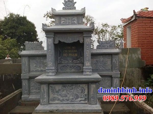 Mẫu cây hương thờ chung nghĩa trang gia đình dòng họ bằng đá bán tại Bình Thuận