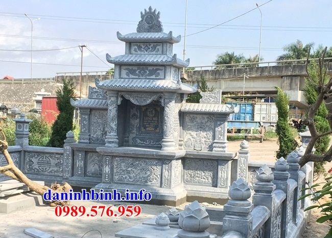 Mẫu cây hương thờ chung nghĩa trang gia đình dòng họ bằng đá kích thước chuẩn phong thủy tại Quảng Ninh