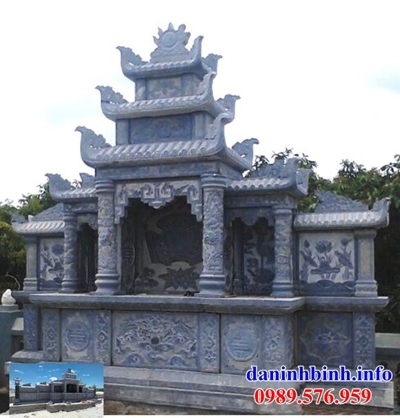 Mẫu cây hương thờ chung nghĩa trang gia đình dòng họ bằng đá mỹ nghệ Ninh Bình bán tại An Giang