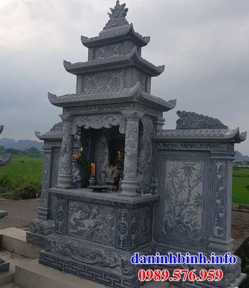 Mẫu cây hương thờ chung nghĩa trang gia đình dòng họ bằng đá mỹ nghệ tại Tây Ninh