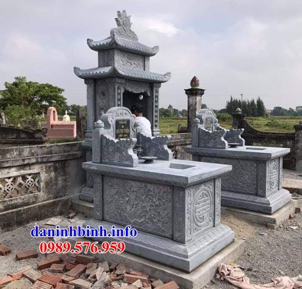 Mẫu cây hương thờ chung nghĩa trang gia đình dòng họ bằng đá tại Quảng Bình
