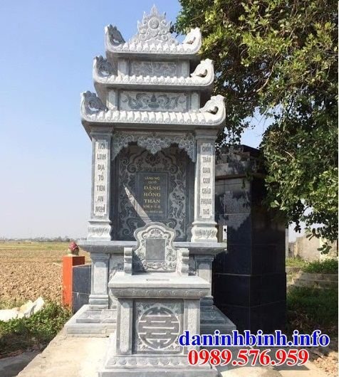 Mẫu cây hương thờ chung nghĩa trang gia đình dòng họ bằng đá tự nhiên nguyên khối bán tại Bình Thuận