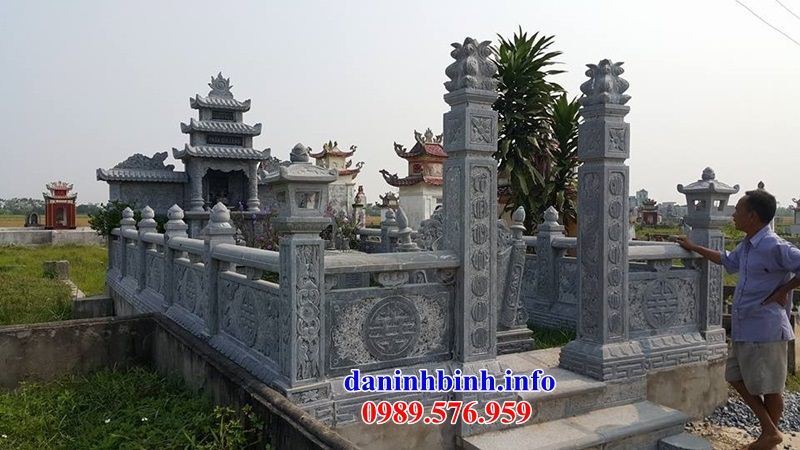 Mẫu cổng am thờ nghĩa trang gia đình dòng họ bằng đá mỹ nghệ Ninh Bình bán tại Yên Bái