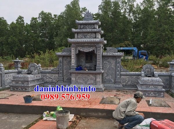 Mẫu củng thờ chung nghĩa trang gia đình dòng họ bằng đá bán tại Bình Định