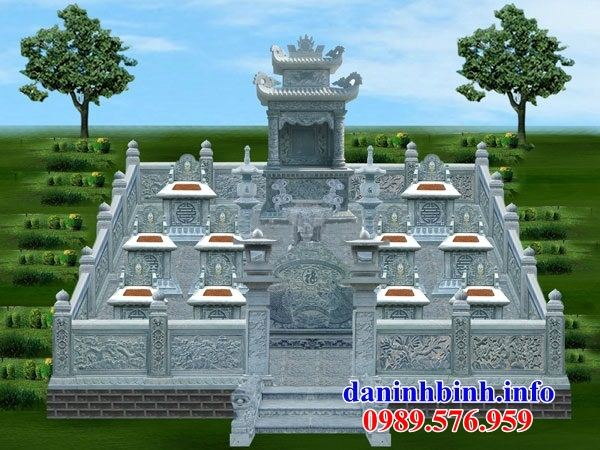 Mẫu hình ảnh thiết kế cây hương nghĩa trang gia đình dòng họ bằng đá tại Vĩnh Long