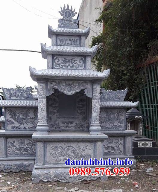 Mẫu khu lăng mộ nghĩa trang gia đình bằng đá xanh Thanh Hóa tại Đồng Tháp