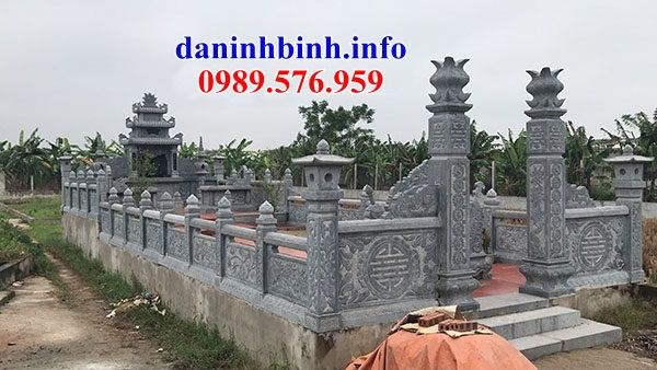 Mẫu khu lăng mộ nghĩa trang gia đình dòng họ bằng đá bán báo giá tại Cần Thơ