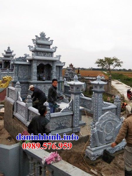 Mẫu khu lăng mộ nghĩa trang gia đình dòng họ bằng đá bán báo giá tại Phú Yên