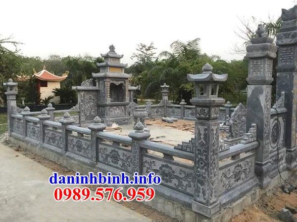 Mẫu khu lăng mộ nghĩa trang gia đình dòng họ bằng đá mỹ nghệ Ninh Bình tại Đắk Lắk