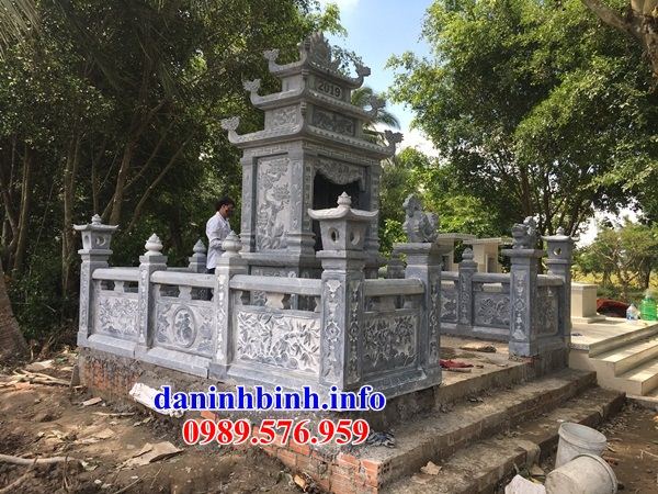 Mẫu khu lăng mộ nghĩa trang gia đình dòng tộc bằng đá bán tại Nghệ An