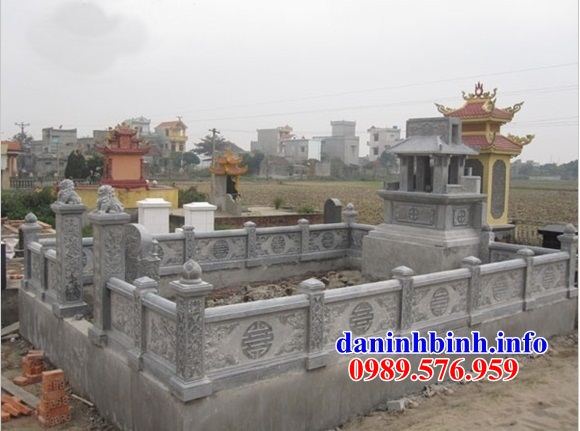 Mẫu khu lăng mộ nghĩa trang gia đình dòng tộc bằng đá mỹ nghệ Ninh Bình tại Kiên Giang