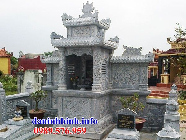 Mẫu kỳ đài thờ chung nghĩa trang gia đình dòng họ bằng đá mỹ nghệ Ninh Bình tại Cần Thơ