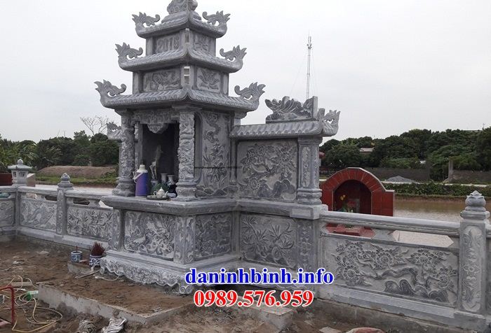 Mẫu kỳ đài thờ chung  nghĩa trang gia đình dòng họ bằng đá mỹ nghệ tại Thanh Hóa