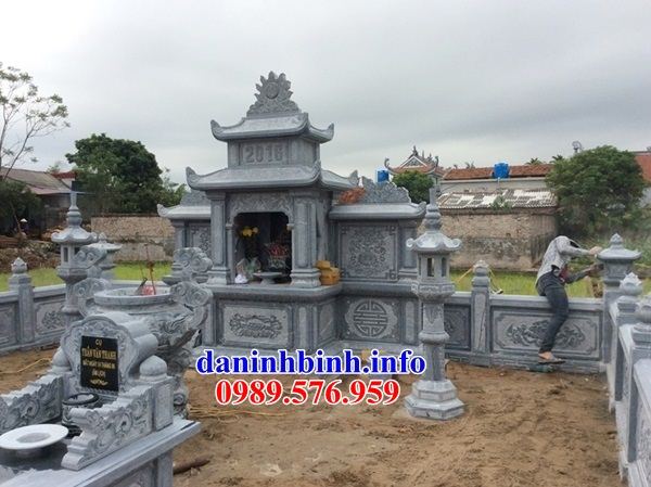 Mẫu kỳ đài thờ chung nghĩa trang gia đình dòng họ bằng đá tại Đồng Nai