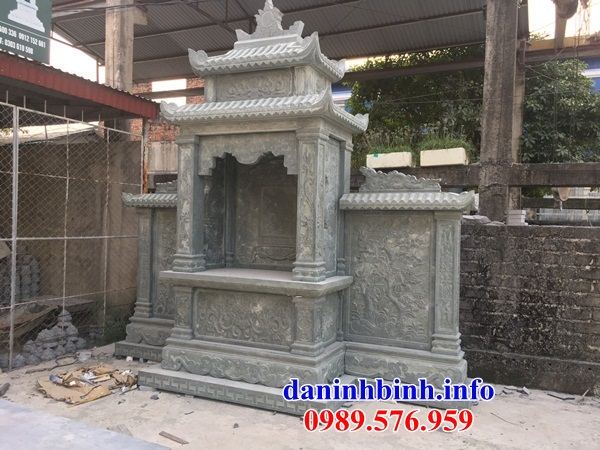 Mẫu lăng thờ chung nghĩa trang gia đình dòng họ bằng đá bán báo giá tại Nam Định