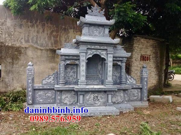 Mẫu lăng thờ chung nghĩa trang gia đình dòng họ bằng đá bán báo giá tại Ninh Bình