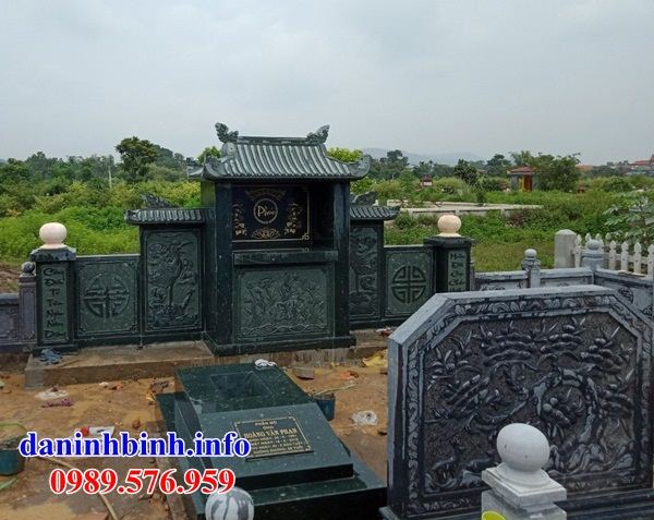 Mẫu lăng thờ chung nghĩa trang gia đình dòng họ bằng đá hoa cương cao cấp tại Ninh Bình