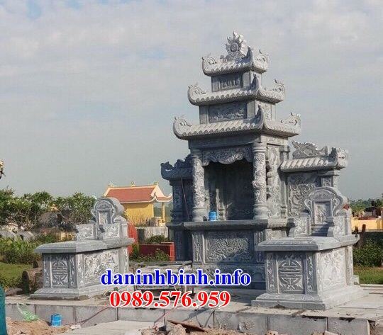 Mẫu lăng thờ chung nghĩa trang gia đình dòng họ bằng đá kích thước chuẩn phong thủy tại Quảng Trị