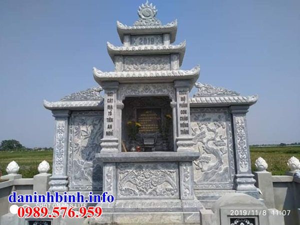 Mẫu lăng thờ chung nghĩa trang gia đình dòng họ bằng đá mỹ nghệ Ninh Bình tại Quảng Trị