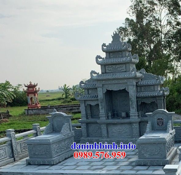 Mẫu lăng thờ chung nghĩa trang gia đình dòng họ bằng đá mỹ nghệ tại Thừa Thiên Huế