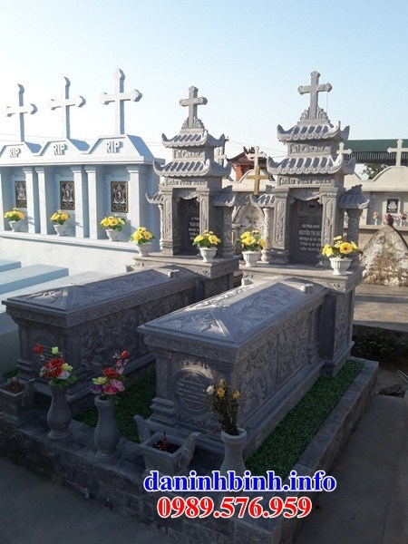 Mẫu mộ đá công giáo đẹp tại Đồng Nai