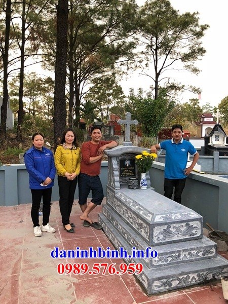 Mẫu mộ đạo thiên chúa công giáo bằng đá kích thước chuẩn phong thủy đẹp tại Đồng Nai