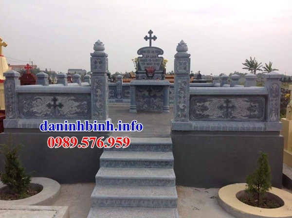 Nghĩa trang lăng mộ đạo thiên chúa công giáo bằng đá mỹ nghệ đẹp tại Hà Giang