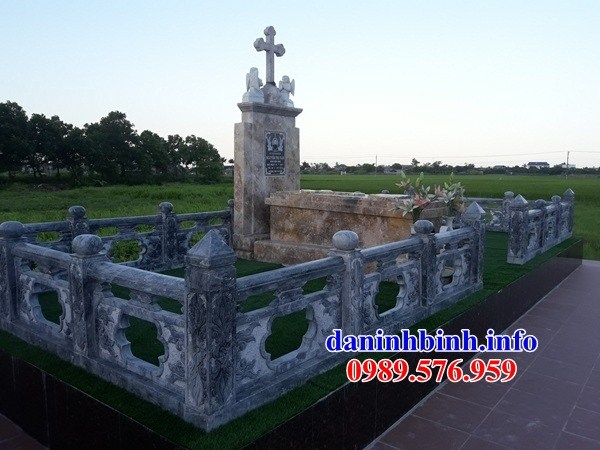 Nghĩa trang mộ đạo thiên chúa công giáo bằng đá granite cao cấp đẹp tại Bình Phước